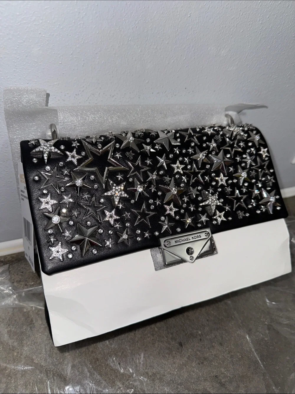 Michael Kors Star studded Cece chain shoulder bag